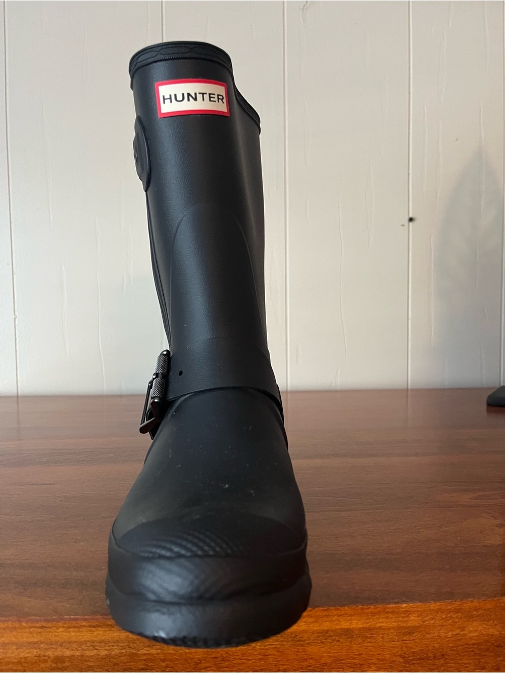 Hunter Matte Black Mid-Calf Waterproof Rain Boot - Picture 3 of 4